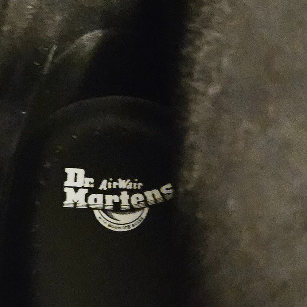 Dr. Martens Black Leather Front-Zip Platform Boots - Picture 8 of 15